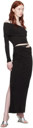 Anna October Black Carolina Maxi Dress