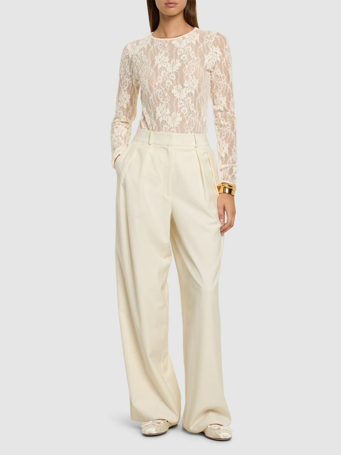 ZIMMERMANN Stretch Lace Bodysuit