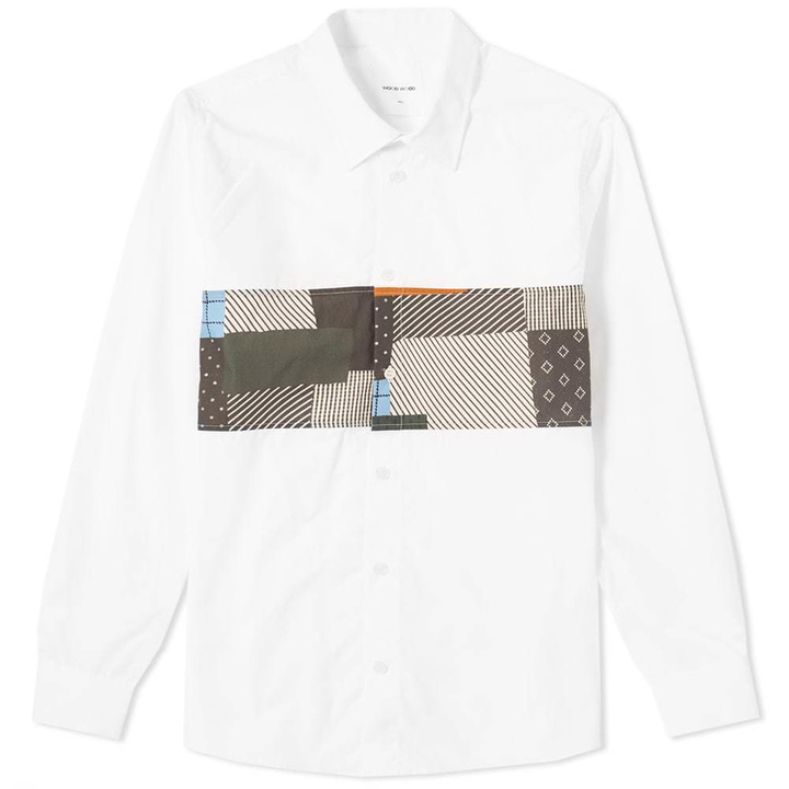 Photo: Wood Wood Dessy Patchwork Shirt White