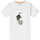 Barbour x Brompton Slowboy Ready T-Shirt in White