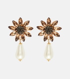 Dolce&Gabbana Re-Edition embellished clip-on earrings