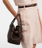 Loro Piana Ghiera Small leather shopper