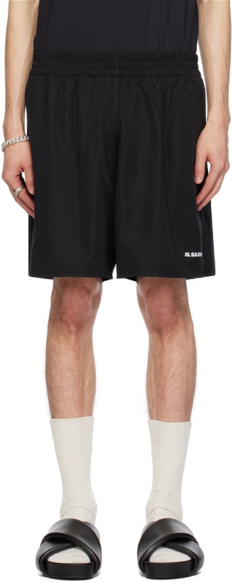 Photo: Jil Sander Black Layered Shorts