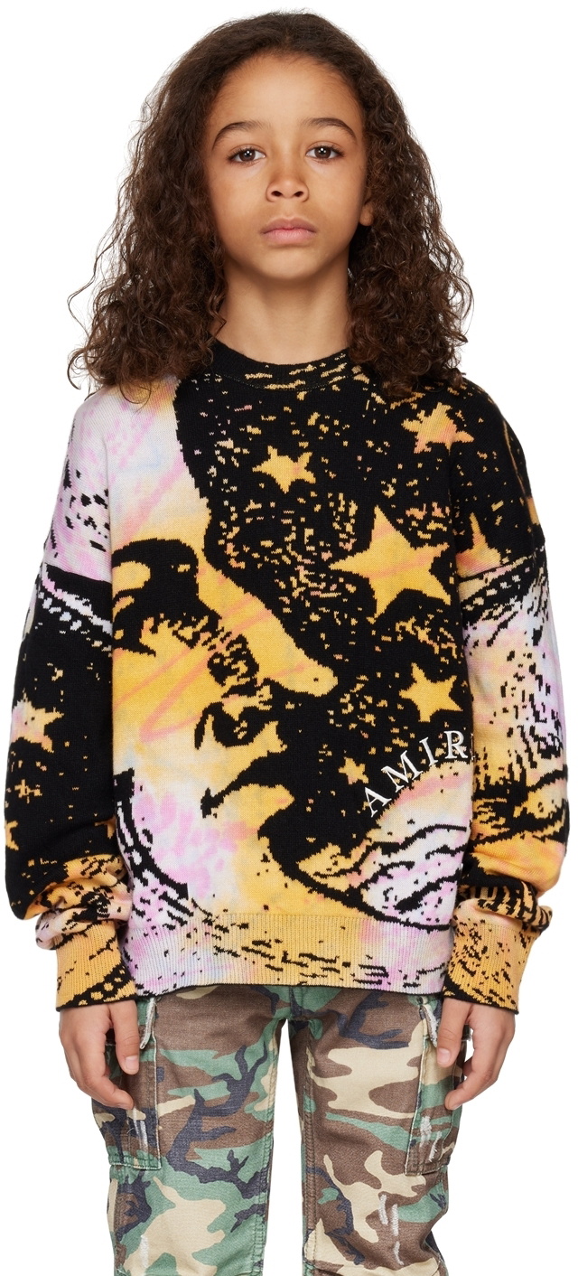 AMIRI Kids Multicolor Moon Sweater Amiri AMIRI Kids Multicolor Moon Sweater Amiri