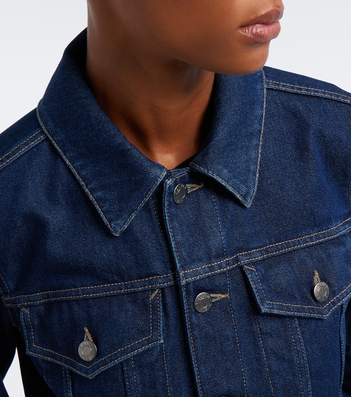 Calvin Klein Collection Karine cropped denim jacket