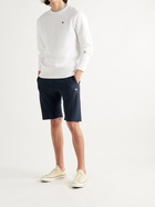 CHAMPION - Fleece-Back Cotton-Jersey Shorts - Blue