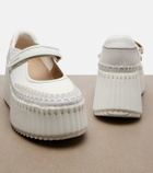 Chloé Nama leather platform sneakers