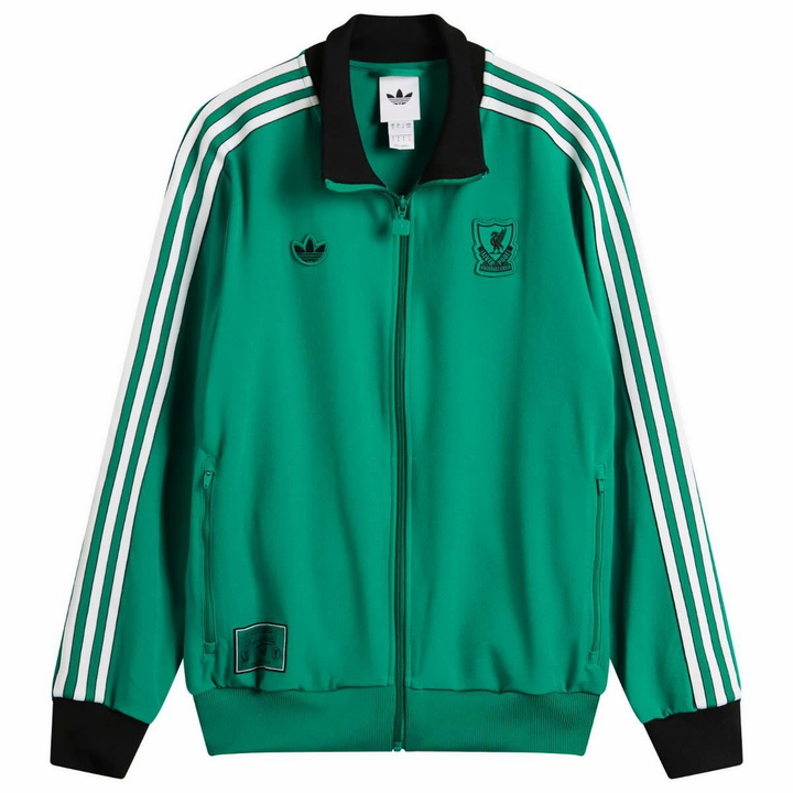 Photo: Adidas Liverpool FC Icon Track Top in Sea Green