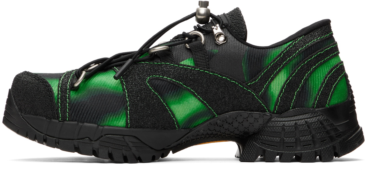 Andersson Bell Green & Black SFUMATURA Sneakers Andersson Bell