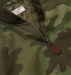 J.Crew - Wallace & Barnes Camouflage-Print Cotton-Ripstop Bomber Jacket - Army green