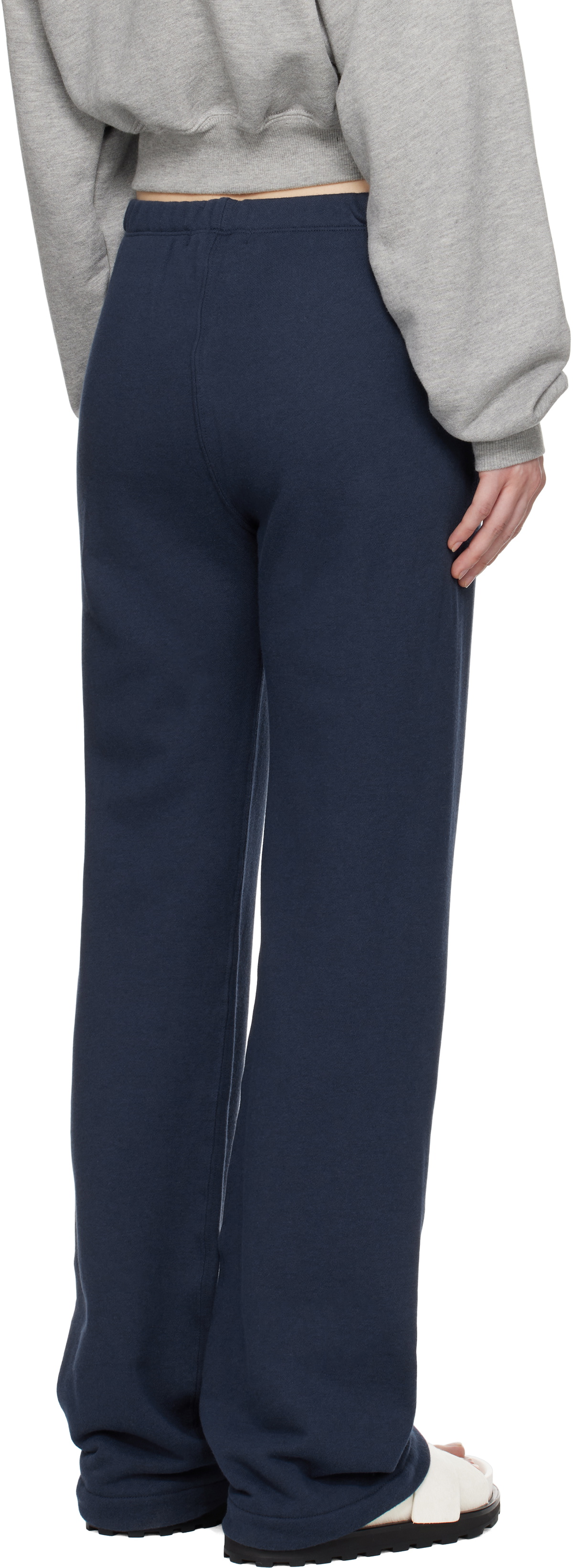 ÉTERNE Navy Straight Leg Sweatpants