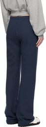 ÉTERNE Navy Straight Leg Sweatpants
