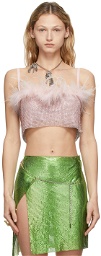 Poster Girl SSENSE Exclusive Pink Crystal Aquila Tank Top