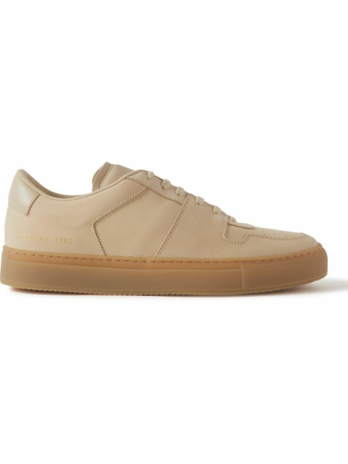 Common Projects - Decades Full-Grain Leather Sneakers - Brown Common ...
