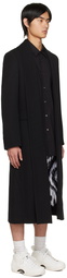 Comme des Garçons Homme Plus Black Open Coat