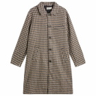 Universal Works Men's Cortina Tweed Long Swing Coat in Sand
