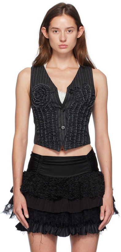 Photo: Andersson Bell Black Tailoring Vest
