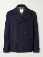 Valstar - Ben Padded Wool-Blend Felt Peacoat - Blue