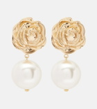 Magda Butrym Faux pearl gold-plated drop earrings