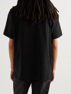 Alexander McQueen - Logo-Print Cotton-Jersey T-Shirt - Black