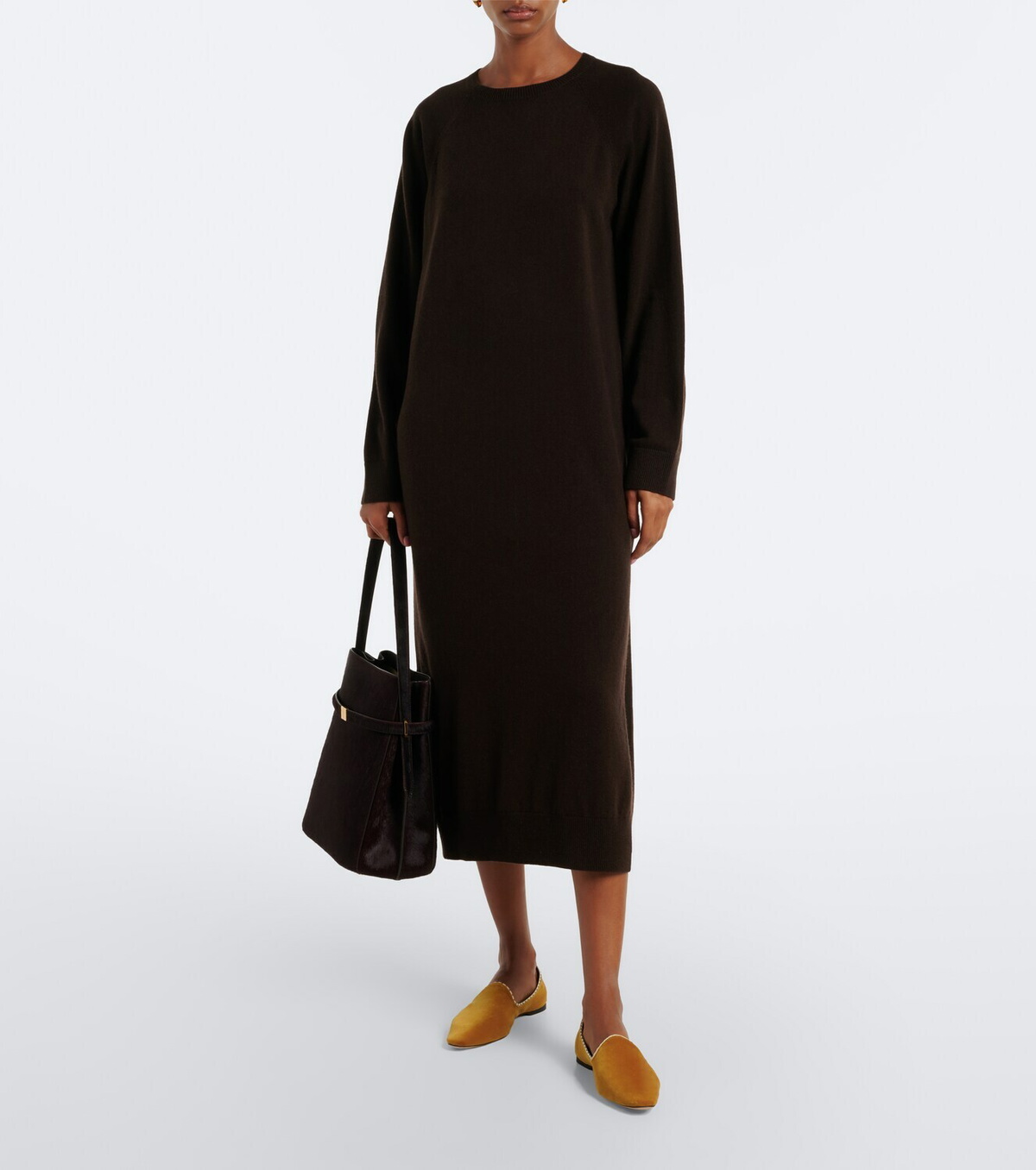 Jardin des Orangers Wool and cashmere sweater dress