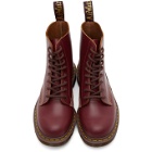 Dr. Martens Burgundy Vintage 1460 Lace-Up Boots