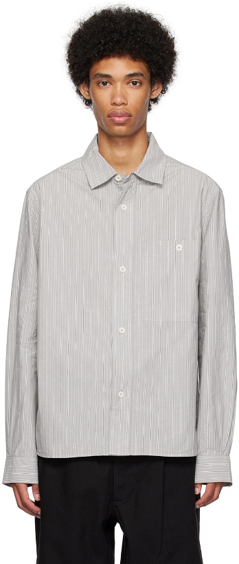 Photo: MHL by Margaret Howell Grey Overall Shirt