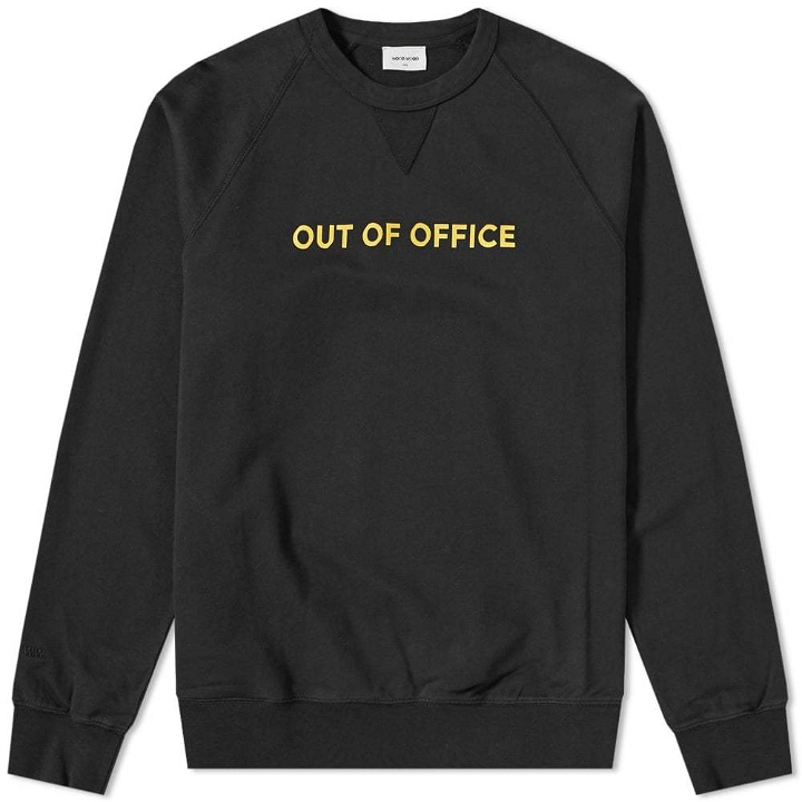 Photo: Wood Wood Out of Office Hester Crew Sweat Black