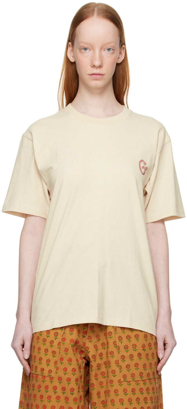 Photo: Gentle Fullness Beige Recycled Forgery T-Shirt