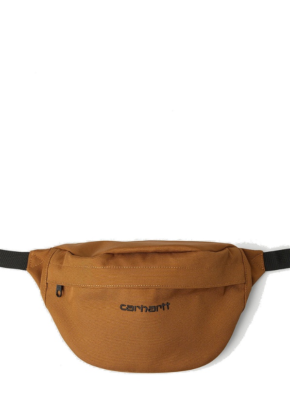 Photo: Payton Embroidered Logo Belt Bag in Brown