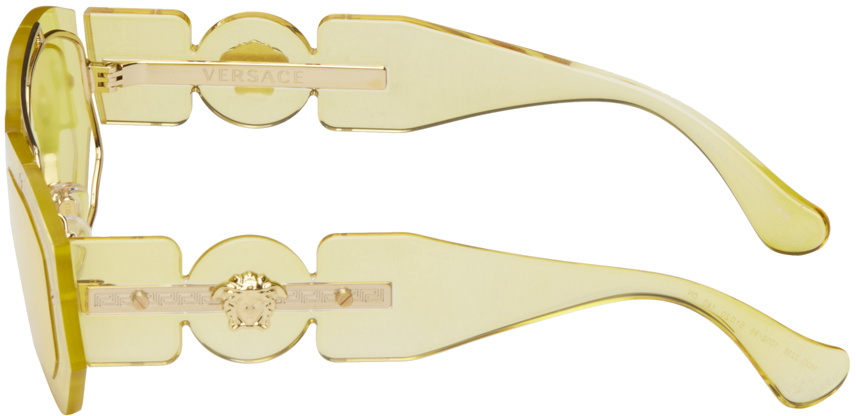 Medusa Biggie Pilot Sunglasses Gold | Versace US