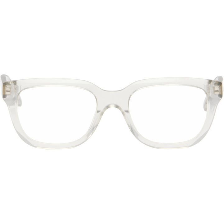 Photo: Givenchy Transparent GV Day Rectangle Glasses
