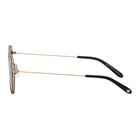 Garrett Leight Black and Gold San Miguel Sunglasses