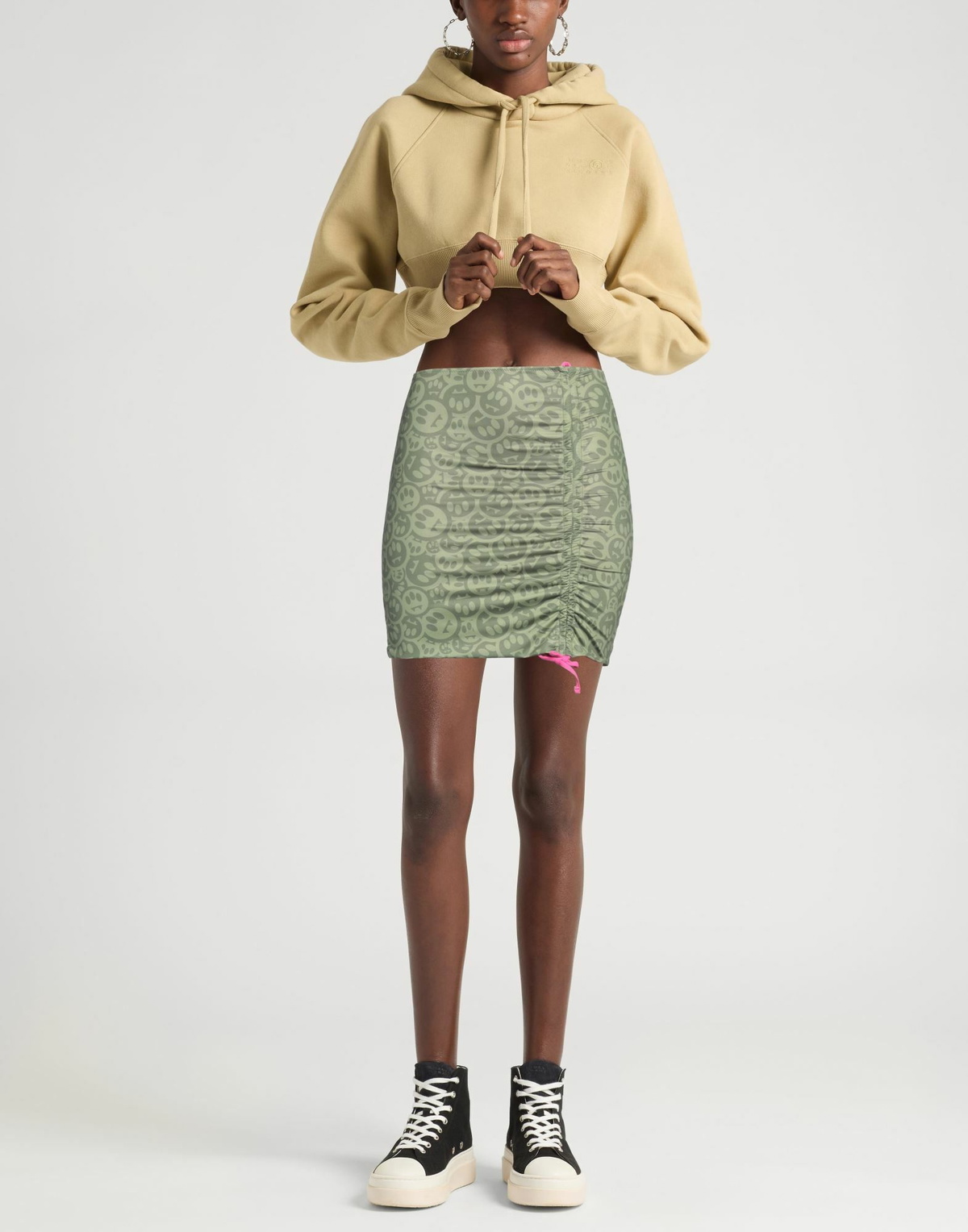 Barrow Womens Mini skirt Military in Green