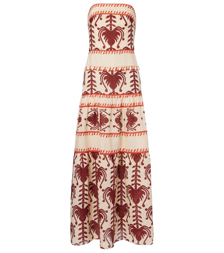 Photo: Johanna Ortiz Another Chance printed linen maxi dress