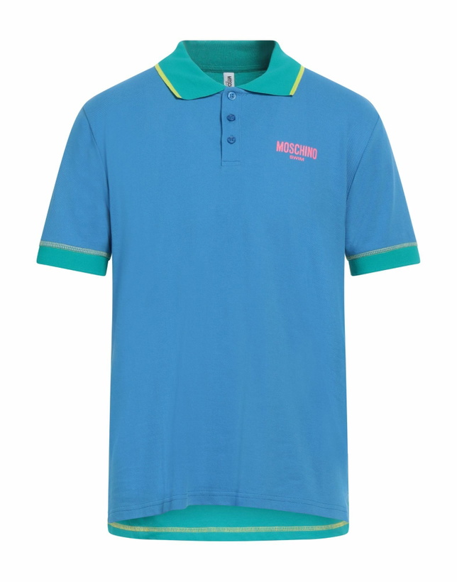 Photo: Moschino Mens Polo shirt Azure