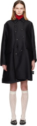 UNDERCOVER Black Uneven Coat