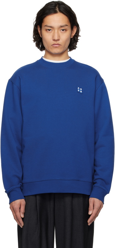 Photo: ADER error Blue Sig; TRS Tag 01 Sweatshirt