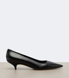 The Row Liisa leather pumps