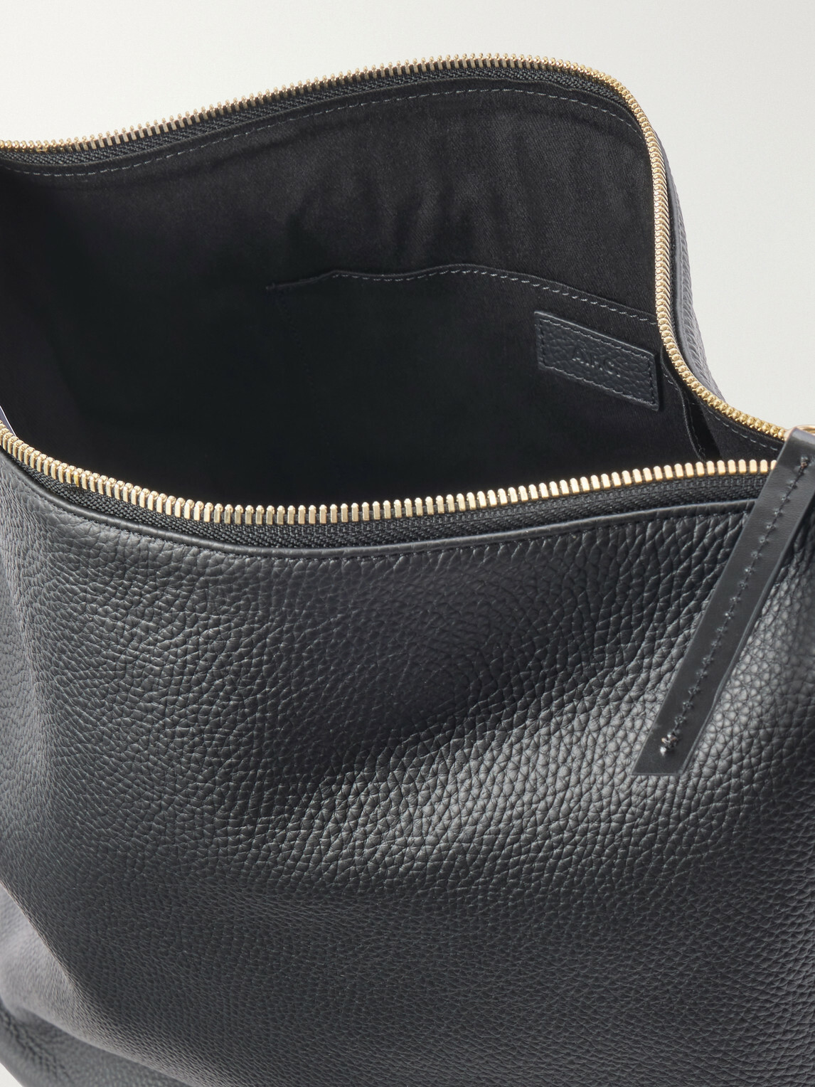 A.P.C. - Vera Maxi Full-Grain Leather Tote Bag