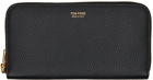 TOM FORD Black Zip Continental Wallet
