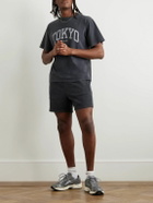 Remi Relief - Printed Cotton-Jersey T-Shirt - Black