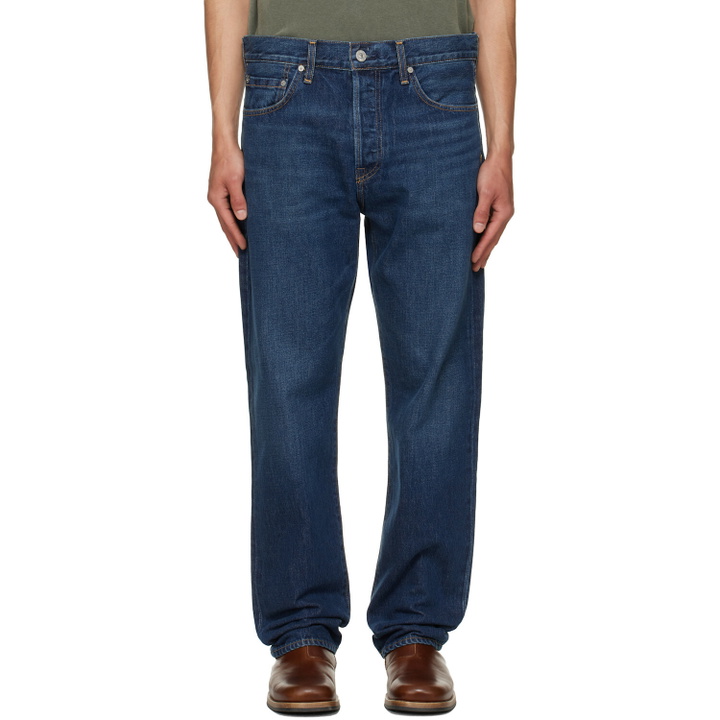 Photo: Citizens of Humanity Blue Beau Straight Premium Vintage Jeans
