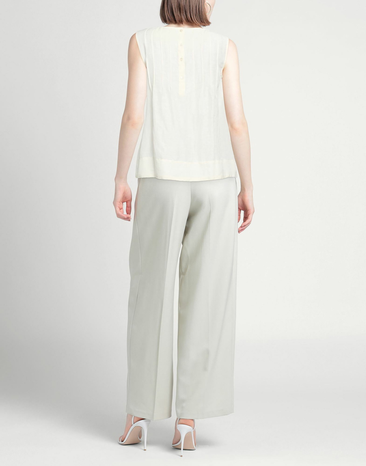 Alessia Santi Womens Top Cream