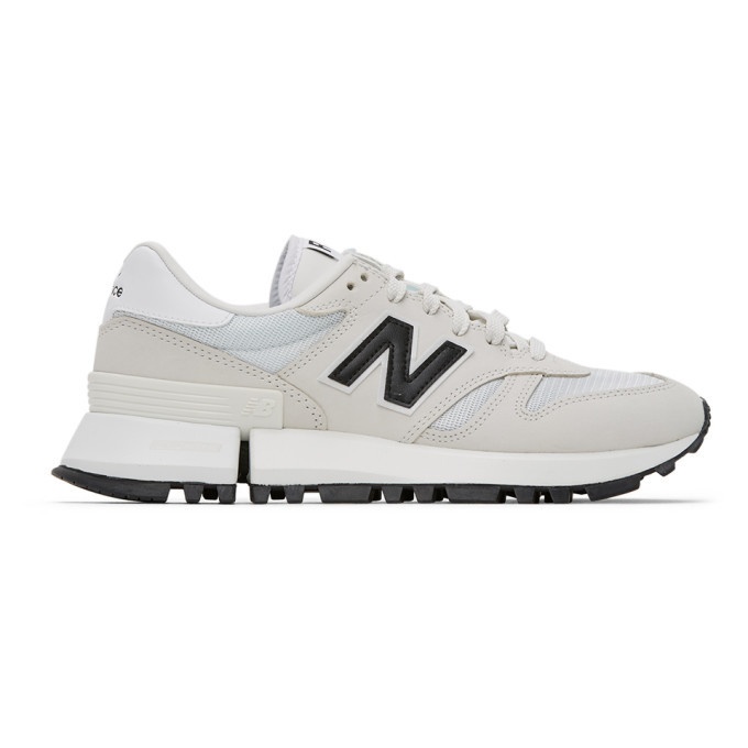 Photo: Comme des Garcons Homme White New Balance Edition Smooth Steer Sneakers