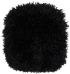 Anna Sui SSENSE Exclusive Black Faux-Fur Muff Hand Warmer