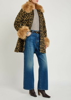Never Fully Dressed Leopard-print Faux fur Coat