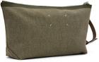 Maison Margiela Green Canvas Pouch