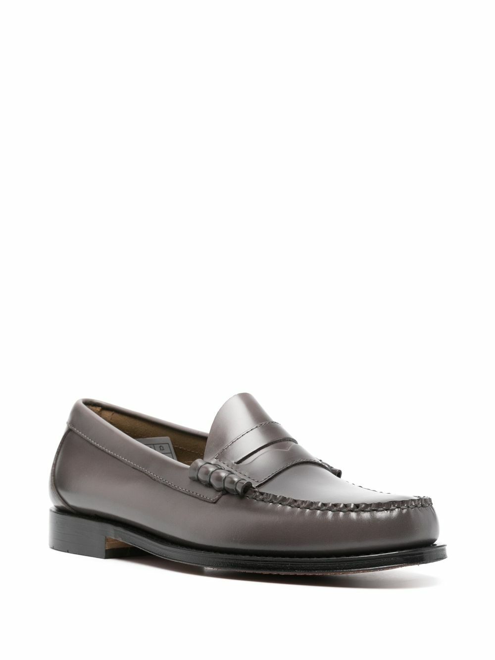 G.H. Bass & Co. Grey Weejuns Leather Penny Loafers G.H. Bass  display picture 2