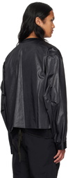 meanswhile SSENSE Exclusive Black 4-Way Reversible Bomber Jacket